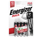Pilas LR03 AAA Energizer Max - Blister de 4