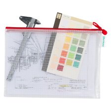 Bolsas de documentos Tarifold A4 reforzados con cremallera Colores surtidos -Paquete de 8 Bolsas