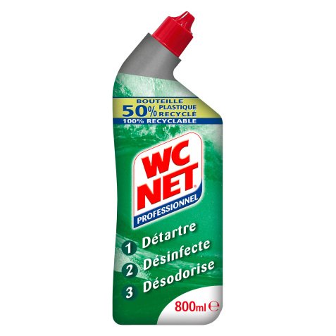 Gel Wc Triple action WC Net Professionnel - Flacon de 800 ml