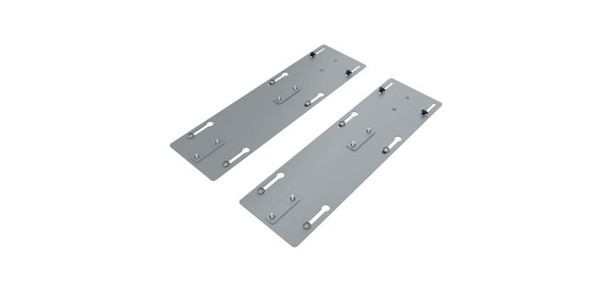 Platine coulissante x 1 pour pied intermédiaire ECLA pôle de 4 bureaux