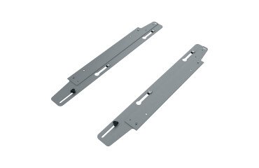 Jeu de 2 platines coulissantes ECLA pour pied extérieur pour bureau individuel Ecla P 80 cm