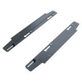 Jeu platines coulissantes Arch pour pied extérieur bureau droit