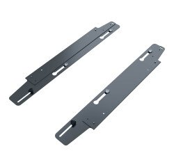 Jeu de 2 platines coulissantes ECLA pour pied extérieur pour bureau individuel Ecla P 80 cm