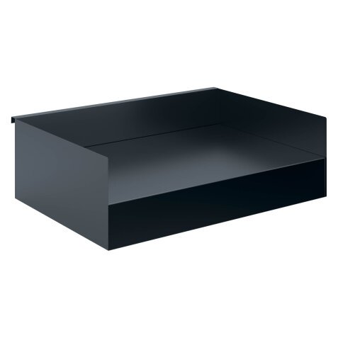 Paper basket 2 cases for acoustic desk screen with metallic frame Ecla 