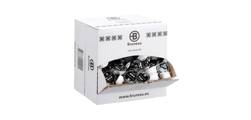 Lait concentré Bruneau - Boîte distributrice de 200 coupelles