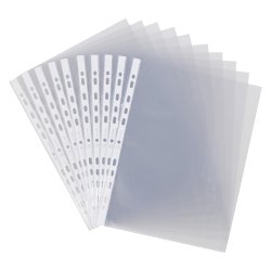 Pack de 200 + 100 pochettes perforées Oxford A4 polypropylène lisse 9/100e