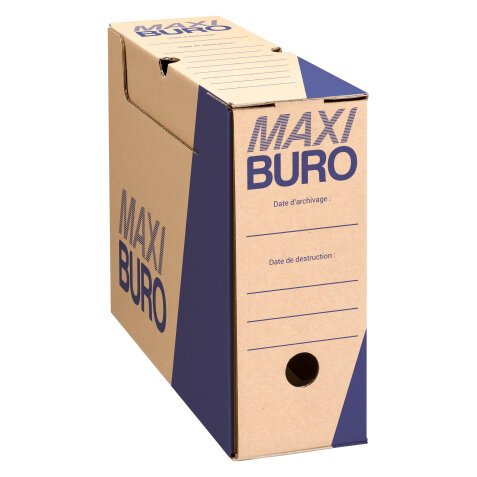 Archive box kraft Maxiburo back 10 cm