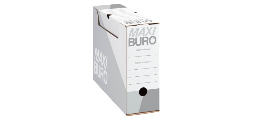 Archive box coloured Maxiburo back 10 cm