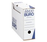 Boîte à archives blanches dos 10 cm - Maxiburo