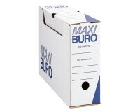 Boîte à archives blanches dos 10 cm - Maxiburo