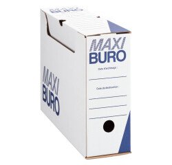 Boîte à archives blanches dos 10 cm - Maxiburo