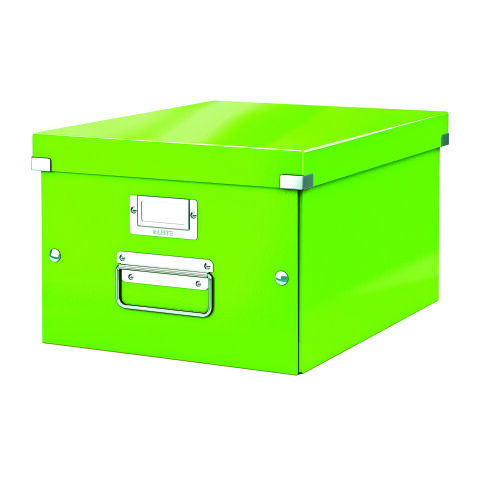 Caja de almacenamiento de cartón Leitz Click & Store Wow Formato S 