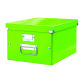 Caja de almacenamiento de cartón Leitz Click & Store Wow Formato S 