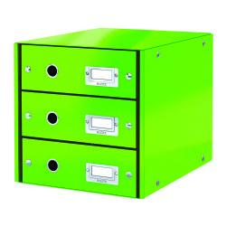 Classification module Leitz Click&Store Wow 3 drawers green