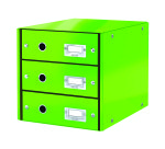 Módulo de clasificación Leitz Click & Store Wow 3 cajones de color