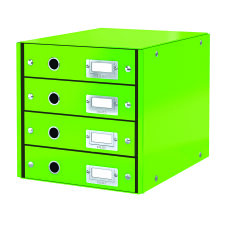 Módulo de clasificación Leitz Click & Store Wow 4 cajones de color verde