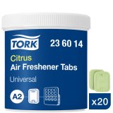 Désodorisant pastilles Tork A2 citron - Boîte de 20