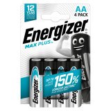 Alkalibatterien AA 4 LR6-Batterien Energizer Max Plus 