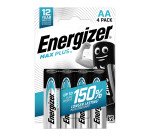 Pile alcaline AA - 4 piles LR6 Energizer Max plus