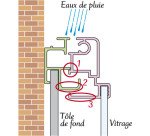 Vitrine d'affichage extérieur porte battante fond métal gris clair - 9 feuilles