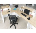 Banque d'accueil basse droite L 120 x H 74 cm - Sunday