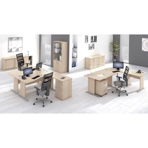 Libreria alta legno con ante H 182 x L 80 cm Excellens