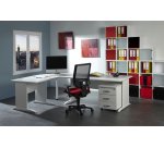 Angle de liaison 90° plateau blanc pied tube Essens