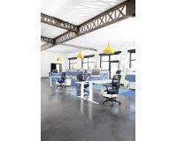 Sedia direzionale Bruneau Activ' schienale in rete con braccioli 1D e poggiatesta 2D inclusi