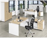 Cassettiera 3 cassetti Intuitiv' rovere chiaro