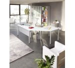 Angle de liaison blanc L 80 x P 80 cm - Next