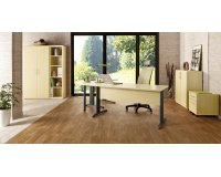 Angolare faggio 90° con gamba a tubo Altys