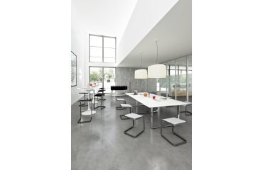 Low stool Taglio - anthracite base 