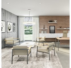 Vado Armsessel - Gestell in Anthrazit