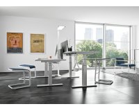 High stool Taglio - white base 