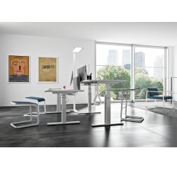 Niedriger Hocker Taglio - weißes Gestell