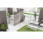 Cloison B-Zen acoustique pleine tissu- sans piètement