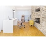 Fauteuil de bureau Altena tissu - avec accoudoirs, appui-tête - Mécanisme Synchrone - Pied aluminium