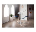 Mesa de reunión alta Meeting blanca