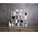 Bibliothèque bois 16 cases Intuitiv'