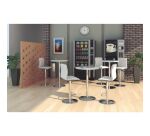 Guéridon rond réglable en hauteur Rubi