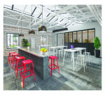 Tabouret haut Bistrau