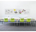 Tableau blanc laqué sans cadre CEP