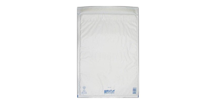 Quilted bubble wrap envelope JoviMail Eco White Plastic Bubble