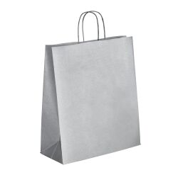 Bolsa de papel kraft asas trenzadas 40 x 35 x 14 cm - Caja de 50