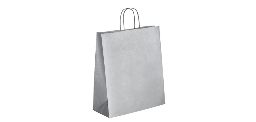 Sacs boutique kraft poignées torsadées 40 x 35 x 14 cm - 50 sacs