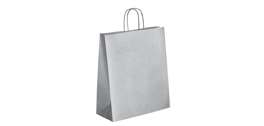 Sacs boutique kraft poignées torsadées 40 x 35 x 14 cm - 50 sacs