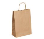 Sac kraft brun poignées torsadées 31 x 22 x 10 cm - Carton de 50