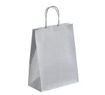 Bolsa de papel kraft asas trenzadas 30 x 23 x 12 cm - Caja de 50