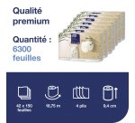 Pack 42 toilet paper rolls Tork Confort