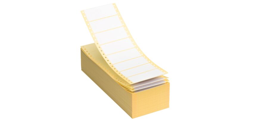 Etiquettes informatiques adhésives 89 x 36 mm - Boîte de 4000